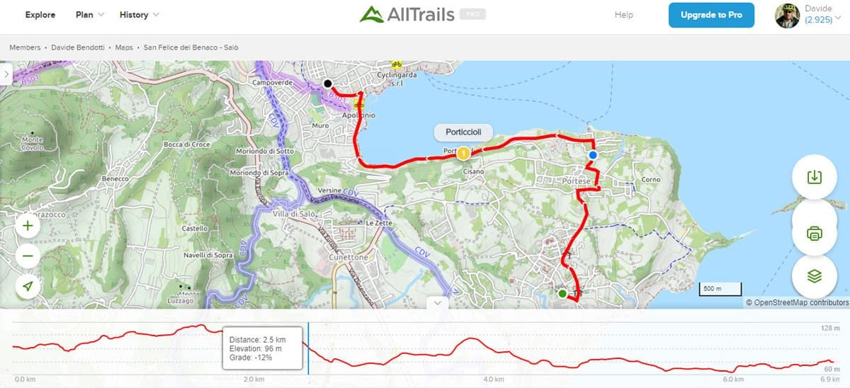 Guida a Alltrails come creare percorsi GPX con l'app online Life in Travel